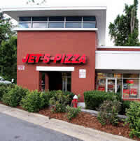 Jett's Pizza in Brevard, NC. 