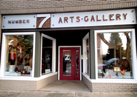 Fun things to do in Brevard NC : Number 7 Arts Gallery in Brevard, NC.  