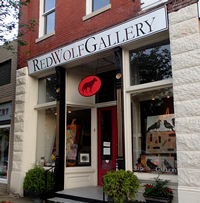 Fun things to do in Brevard NC : Red Wolf Gallery in Brevard, NC. itemprop=